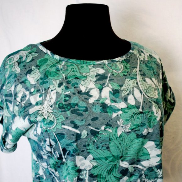 Soyaconcept Teal & Green T-shirt - Picture 2 of 3